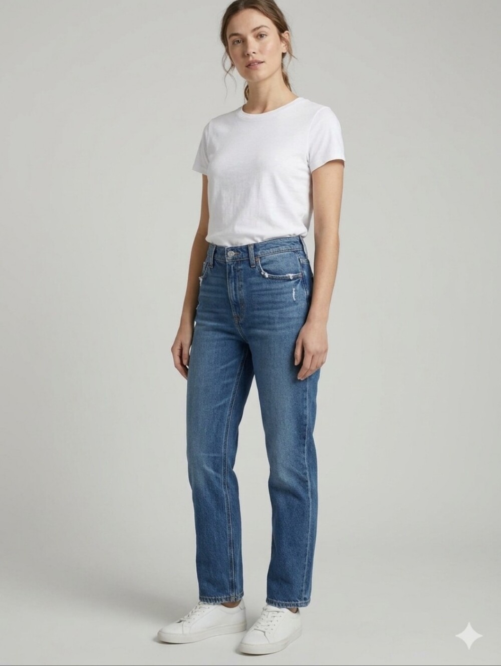 Maurices Goldie Blues denim collection legacy straight high rise curvy fit jeans